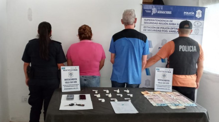 Detuvieron a una pareja por comercialización de estupefacientes